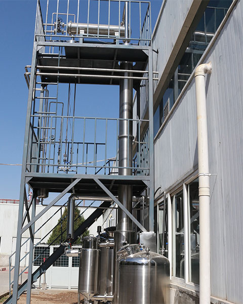 alcohol recovery tower