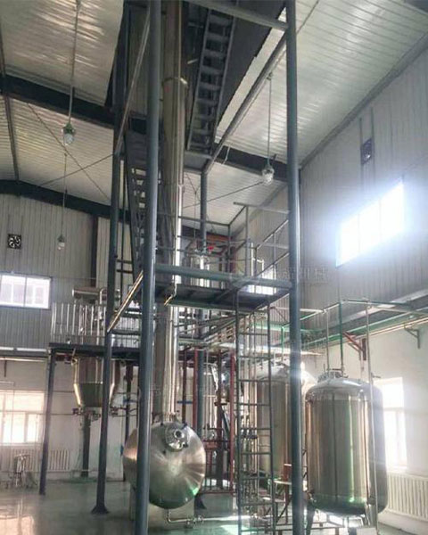 alcohol recovery tower